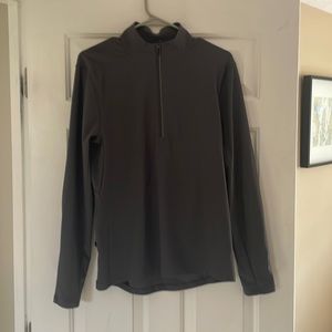 Grey lululemon men’s athletic quarter zip